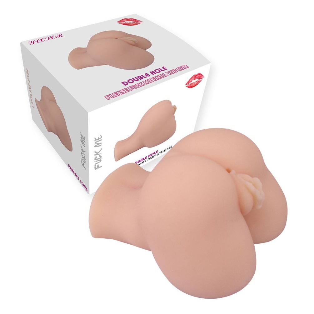 This Double Hole Masturbator will take you to seventh heaven... Perfect Toys - Fuck Me #1 Double Hole Masturbator S photo-7