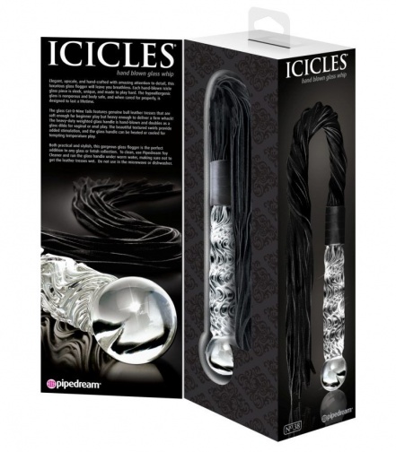 Icicles - Glass Whip No.38 - Black photo