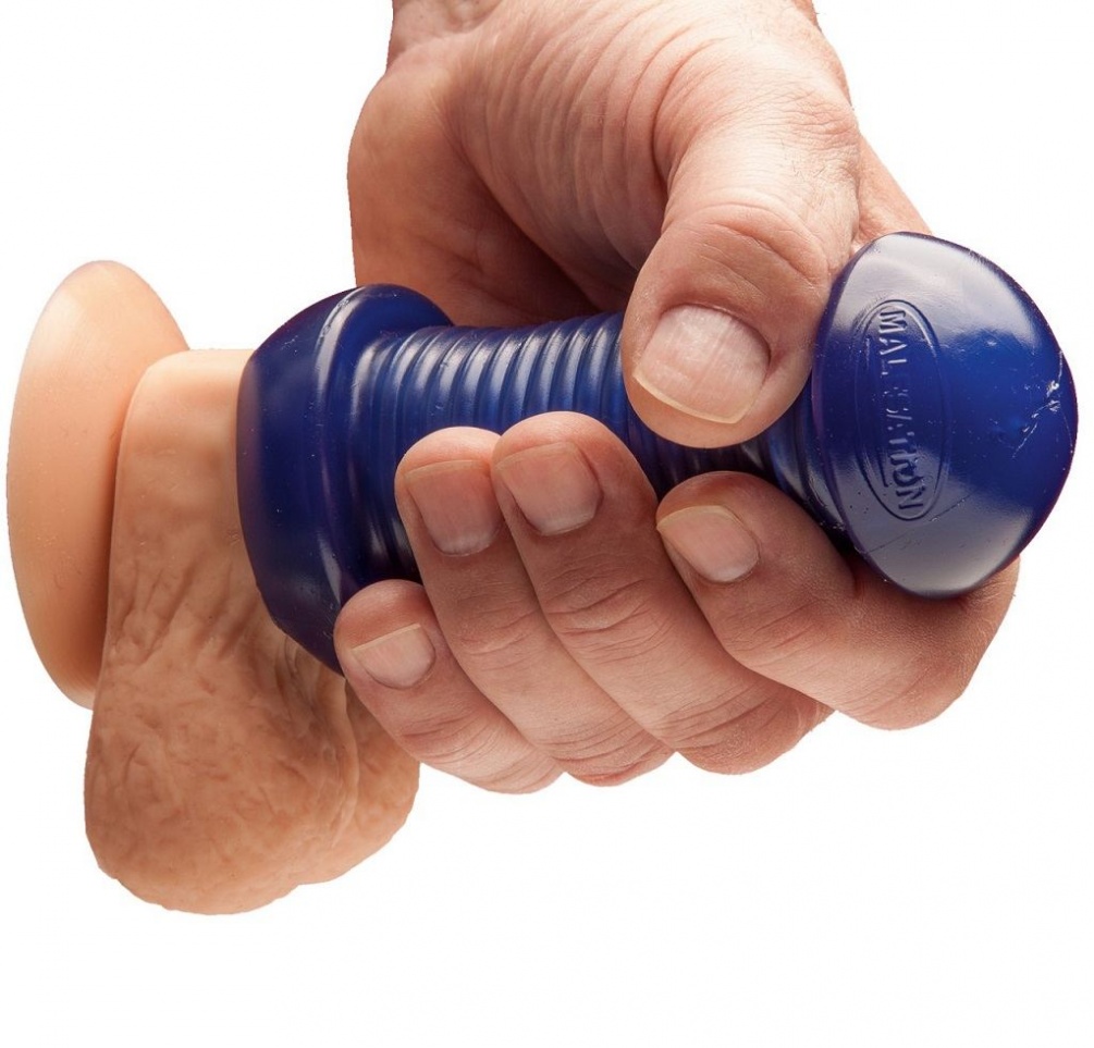 Enjoy strong stimulation! Ergonomically designed masturbator... Malesation - Senzzze5 Masturbator - Blue photo-2