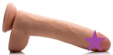 USA Cocks - 10" Ameriskin Dual Density Dildo - Flesh photo