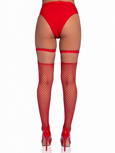 Leg Avenue - 心形大腿吊襪帶 - 紅色 照片