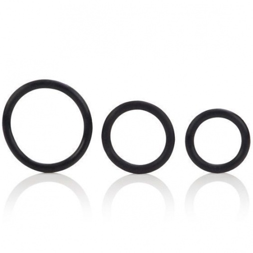CEN - Rubber Ring - 3 Piece Set - Black photo