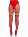 Leg Avenue - 心形大腿吊襪帶 - 紅色 照片-5