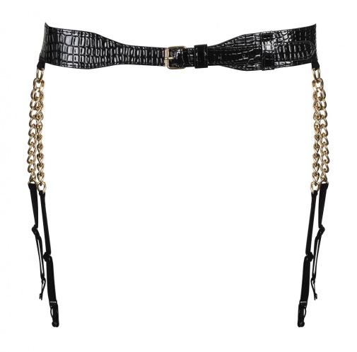 Obsessive - A767 Garter Belt - Black - S/M photo