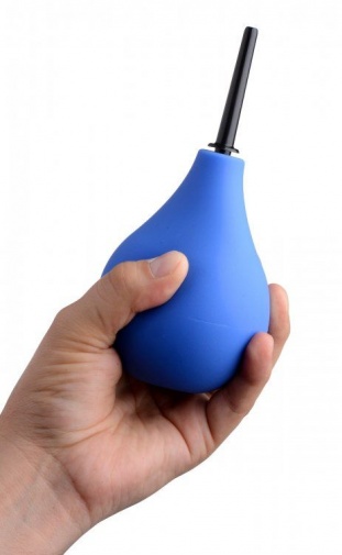 CleanStream - Premium One-Way Valve Anal Douche - Blue photo