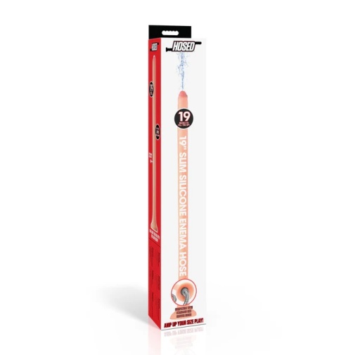 Hosed - 19" 仿真幼阳具造形灌肠器 - 肉色 照片