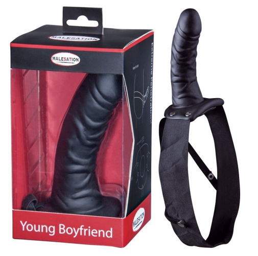 Malesation - Young Boyfriend Hollow Strap-On - Black photo