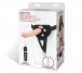 Lux Fetish - 6.5'' Realistic Vibrating Dildo & Strap-On Set photo-8