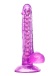 A-Toys - Celiam 彈性可彎曲仿真陽具 20.5cm - 紫色 照片-3