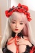 Erity 迷你动漫洋娃娃巨乳萝莉 灵活骨架超柔软矽胶仿真性爱娃娃 100cm 照片