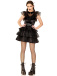 Leg Avenue - Raving Rebel Costume - Black - M 照片-4