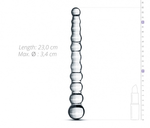 This glass dildo is an indispensable toy in every nightstand... Gildo - Glass Dildo No. 20 - Clear photo