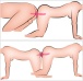Couple Choise - 2in1 Vibrator w Butt Plug - Pink photo-7