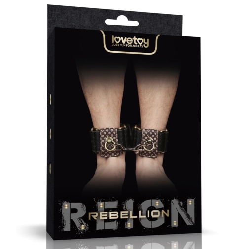 Lovetoy - Rebellion Reign 腳扣 - 黑色 照片