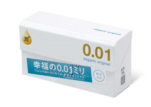Sagami - 原厂 0.01 额外润滑 12 件装 照片