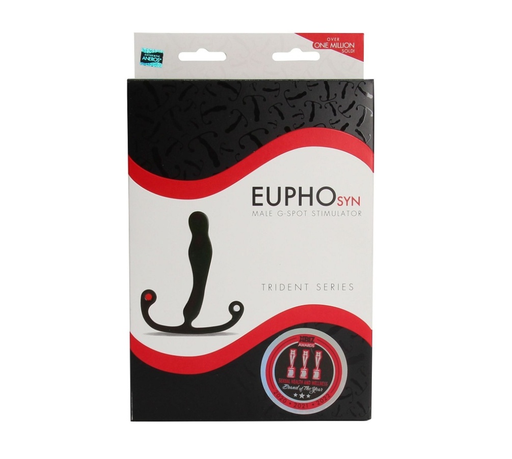 The Aneros Eupho is our most versatile prostate massager sty... Aneros - Eupho Syn Trident Prostate Massager - Black photo-7