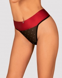 Obsessive - Tienesy Thong - Black - S/M photo