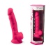 Silexpan - 7" Dual Destiny Premium Silicone Dildo w/Balls - Red photo-5