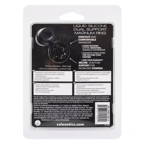 CEN - Alpha Dual Magnum Ring - Black photo