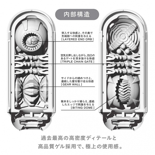 Tenga - Flip Zero 飞机杯 - 白色 照片