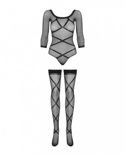 Obsessive - Bodystocking G320 - Black - S/M/L photo