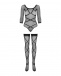 Obsessive - Bodystocking G320 - Black - S/M/L photo-7