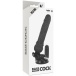 Basecock - 震动仿真假阳具 19.5cm - 黑色 照片-6