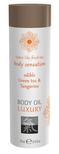 Shiatsu - Body Oil Luxury Green Tea & Tangerine - 75ml photo