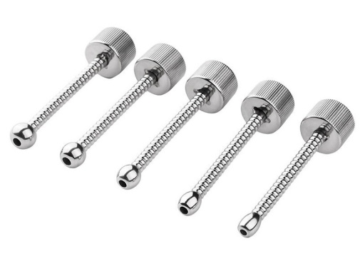 MT - Threaded Marquise Penis Plug 8mm photo