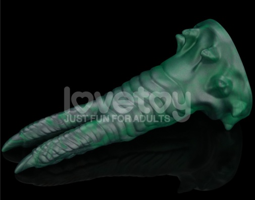Lovetoy - Savage Charm Vibro Dildo - Blue 照片
