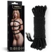 Lovetoy - Rebellion Reign Silky Bondage Rope 10m - Black photo-11