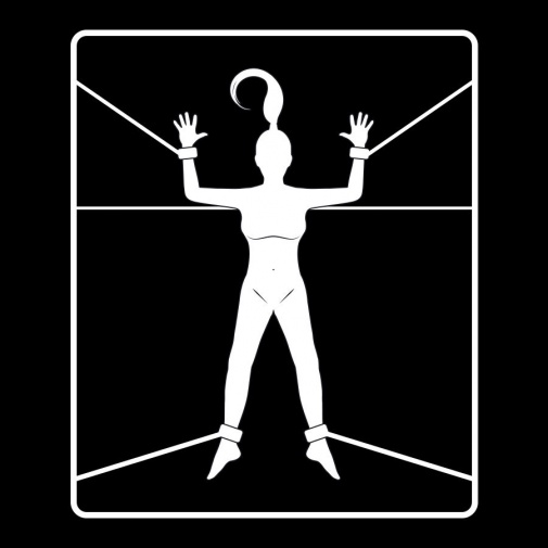 Fetish Submissive - 豪華床上束縛套裝 - 黑色 照片
