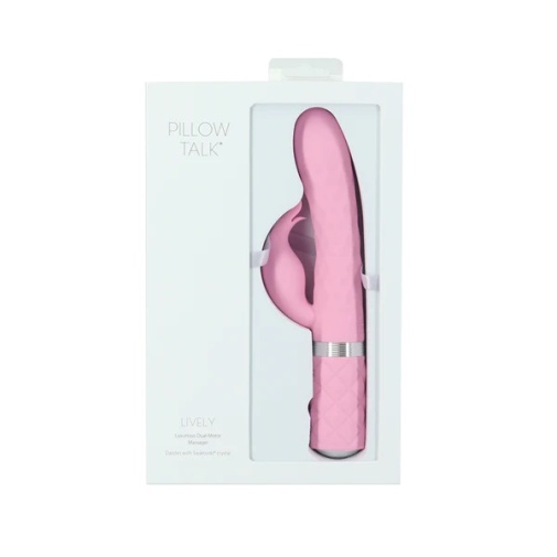 Pillow Talk - Lively 兔子按摩棒 - 粉紅色 照片