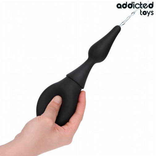 Addicted Toys - #1 旅行裝灌腸器 - 黑色 照片