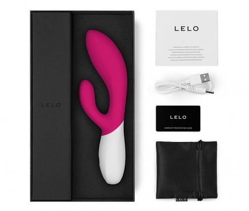 Lelo - Ina Wave 2 G点&阴蒂兔仔按摩棒 - 粉红色 照片