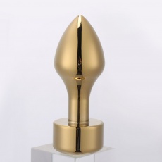 MT - 后庭塞 107x40mm - 金色/黄色 照片