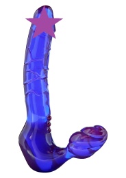 ToyJoy - Bend Over Boyfriend Strap-On - Blue photo