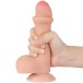 Lovetoy - 7" 帶包皮仿真陽具 - 肉色 照片