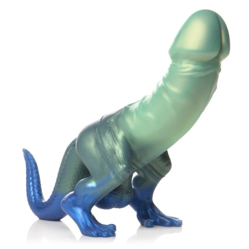 Creature Cocks  - 侏羅紀恐龍假陽具 - 綠色/藍色 照片