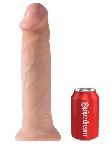 King Cock - 14" 吸盘仿真假阳具 - 肉色 照片