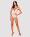 Obsessive - Heavenlly Crotchless Teddy - White - M/L photo-3
