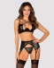 Obsessive - Norides 3pcs Set - Black - XS/S photo-5