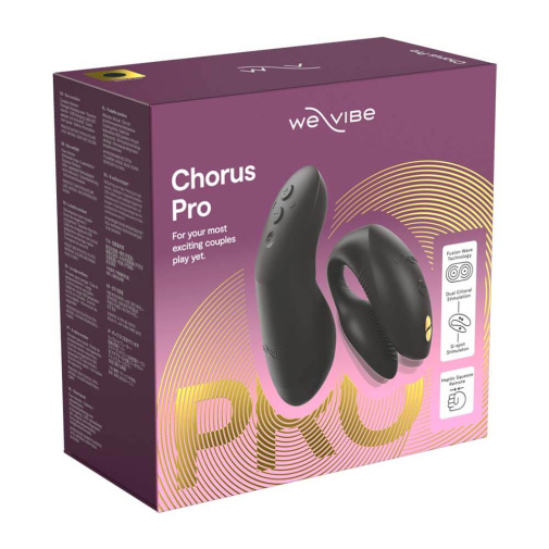 We-Vibe - Chorus Pro Clitoral & G-Spot Couples Vibrator - Satin Black 照片