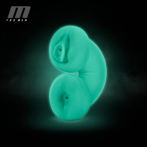 M For Men - Double Trouble Delight 夜光双穴自慰器 照片