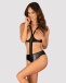 Obsessive - Norides Crotchless Teddy - Black - M/L photo-5