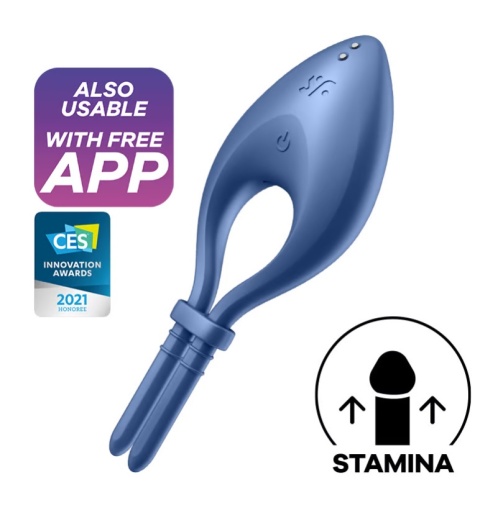 Satisfyer - 靶心戒指 - 藍色 照片