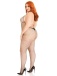 Leg Avenue - What U Want Bodystocking - Black - Plus Size photo-8