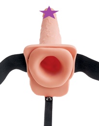 Fetish Fantasy - 7.5" Hollow Squirting Strap-On photo