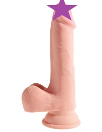 King Cock - Triple Density w Balls 7.5" - Flesh photo