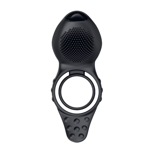 Secwell - Vibro Ring w Clit Stimulator - Black photo